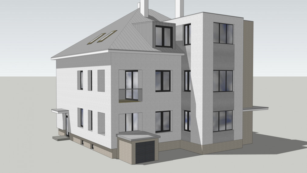2-POSCHODOVÝ SAMOSTATNE STOJACI RODINNÝ DOM - PROJEKTOVÁ DOKUMENTÁCIA NA 3 SAMOSTATNÉ BYTOVE JEDNOTKY - POZEMOK 1330M2