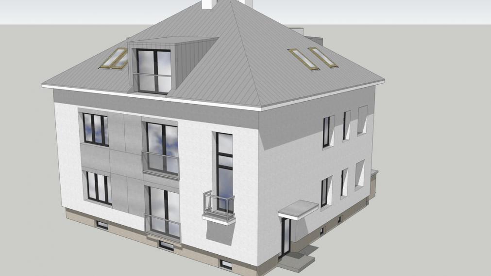 2-POSCHODOVÝ SAMOSTATNE STOJACI RODINNÝ DOM - PROJEKTOVÁ DOKUMENTÁCIA NA 3 SAMOSTATNÉ BYTOVE JEDNOTKY - POZEMOK 1330M2