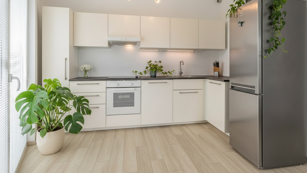 KRÁSNY 2i BYT V REZIDENČNEJ ČASTI TRI VODY - S PREDZÁHRADKOU - PIVNICA